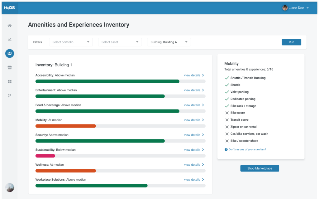 Amenities and Experiences Inventory and CRE Benchmarking | HqO Vanity Metrics Blog